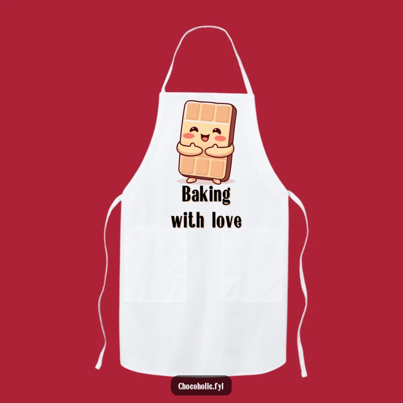 Funny Kawaii Chocolate Hug Apron - Kitchen Sweet Humor Gift