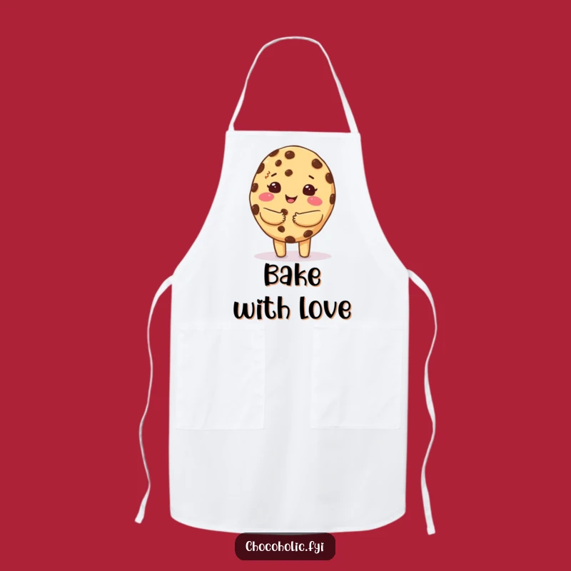 Funny Cookie Hug Apron - Bake with Warmth, Perfect Kitchen Gift