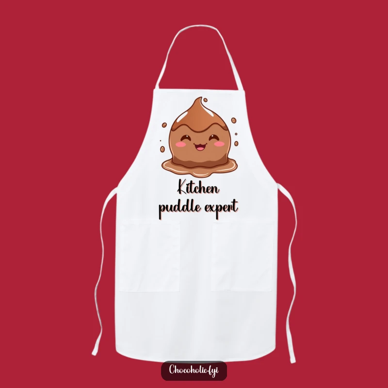 Funny Melting Chocolate Apron for Goofy Chefs