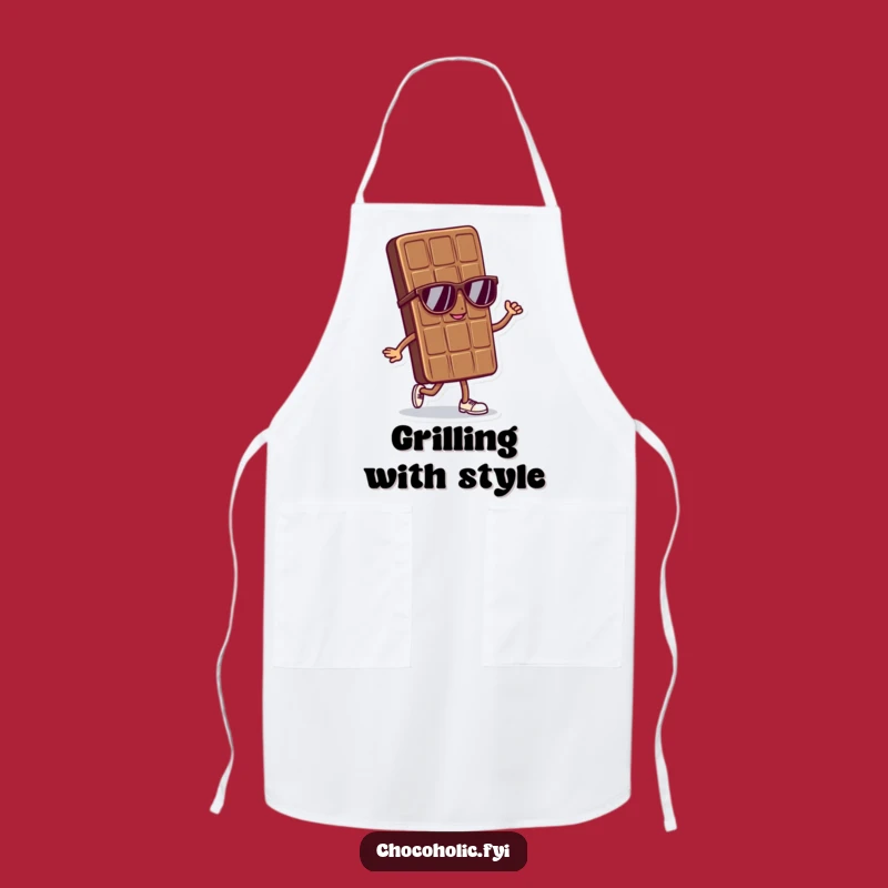 Funny Cool Chocolate Bar Apron - Cook with Confidence and Smooth Style