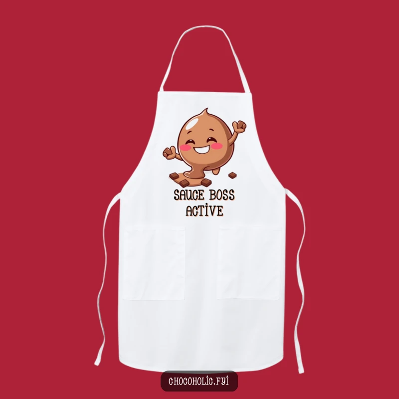 Funny Melting Chocolate Blob Apron - Baker's Indulgent Kitchen Fun