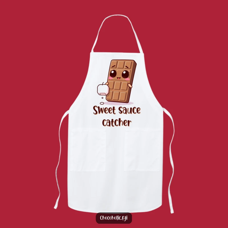 Funny Kawaii Chocolate Bar Sweet Apron - Ecstatic Marshmallow Catcher