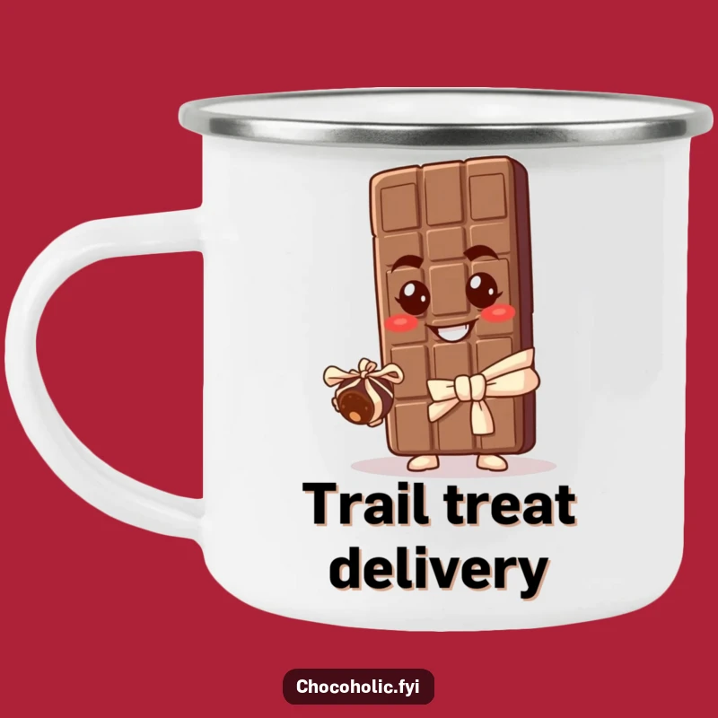 Funny Chocolate Truffle Camping Mug - Sweet Sips & Hilarious Adventures!