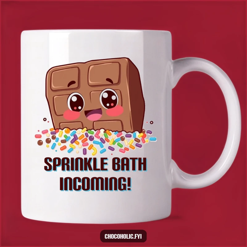 Funny Chocolate Sprinkle Dive Mug: A Hilarious Chocolate Bar Gift for Sprinkled Joy