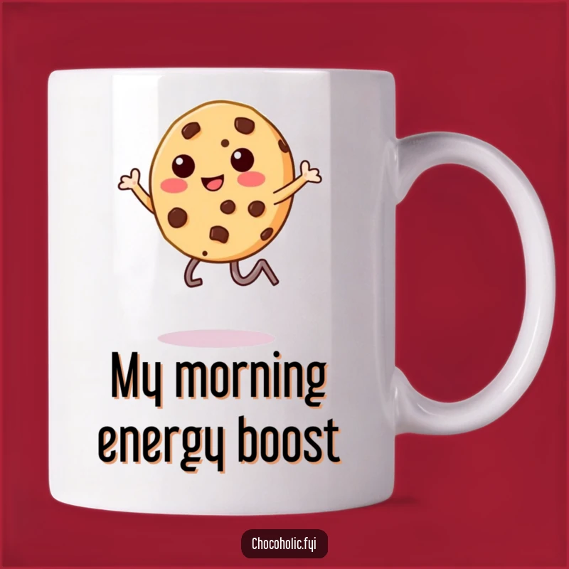Funny Cookie Leap Mug: Kickstart Your Day with a Laugh - Perfect Gift!
