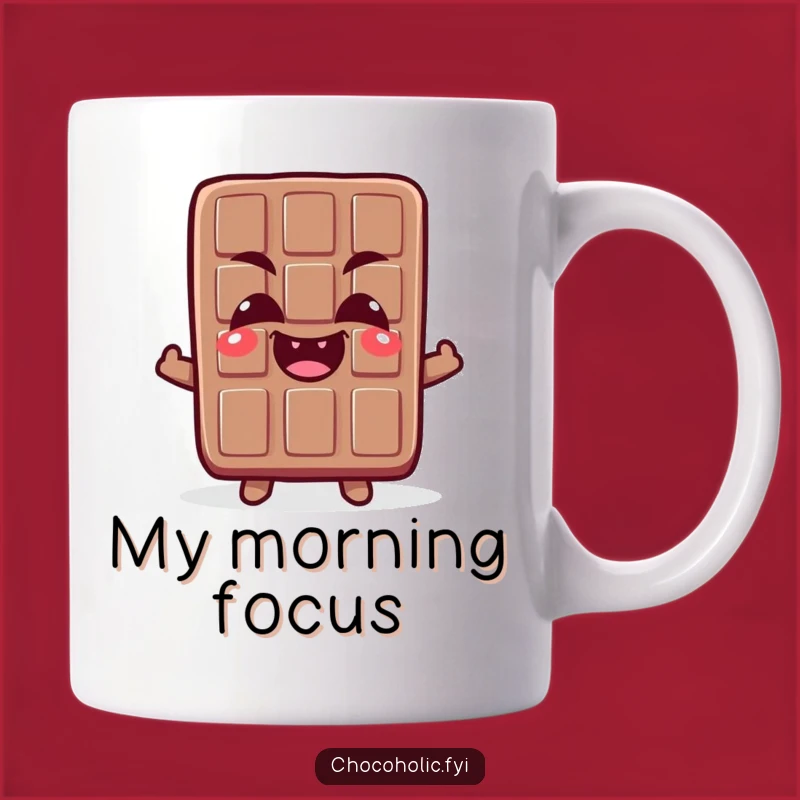 Funny Crossed-Eyes Chocolate Mug - Giggle-Inducing Gift!
