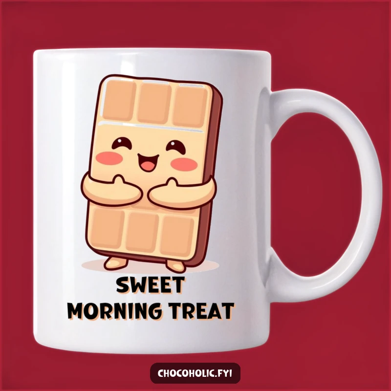 Funny Kawaii Chocolate Hug Mug - Sweet Self-Love Humor Gift