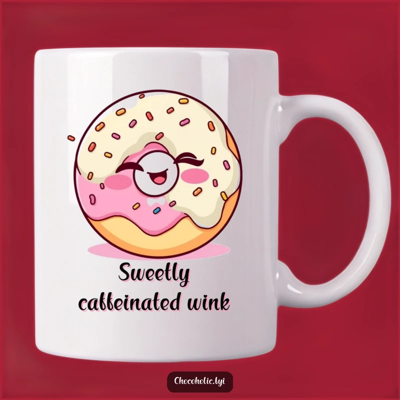 Funny Kawaii Donut Juggling Mug: Hilarious Treat Gift for Sweet, Playful Personalities