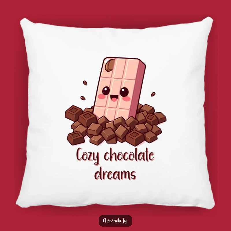 Funny Chocolate Hug Pillow: Cozy Comfort for Sweet Dreams!