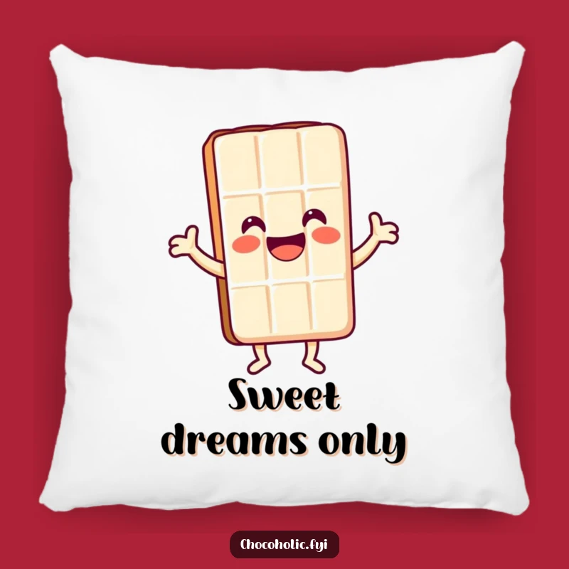 Funny Happy Chocolate Dancer Pillow - Cozy Comfort & Sweet Dreams Gift