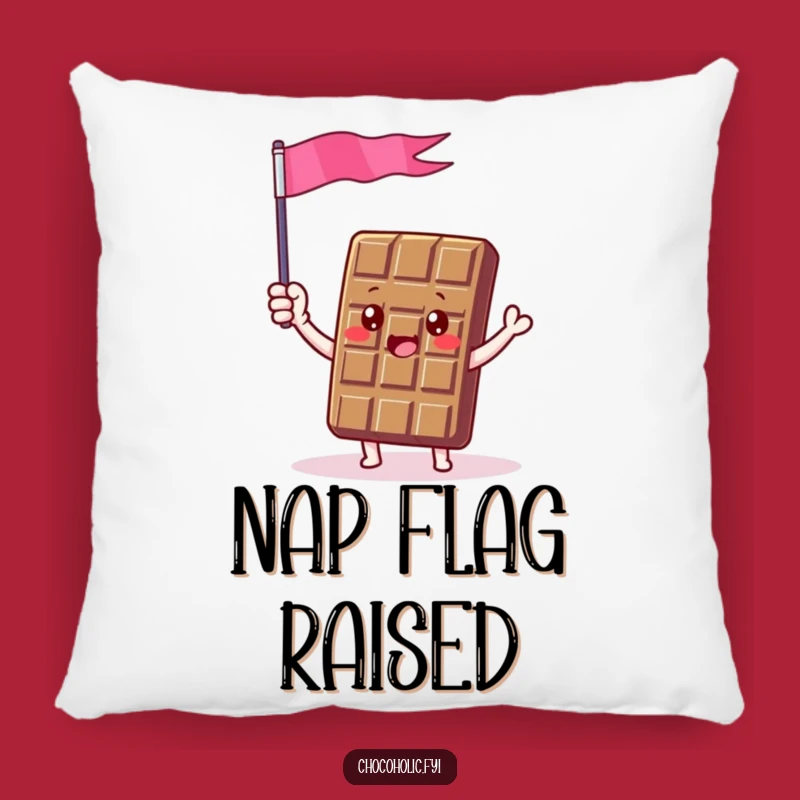 Funny Chocolate Celebration Pillow - Cuddle Up with Cheers!