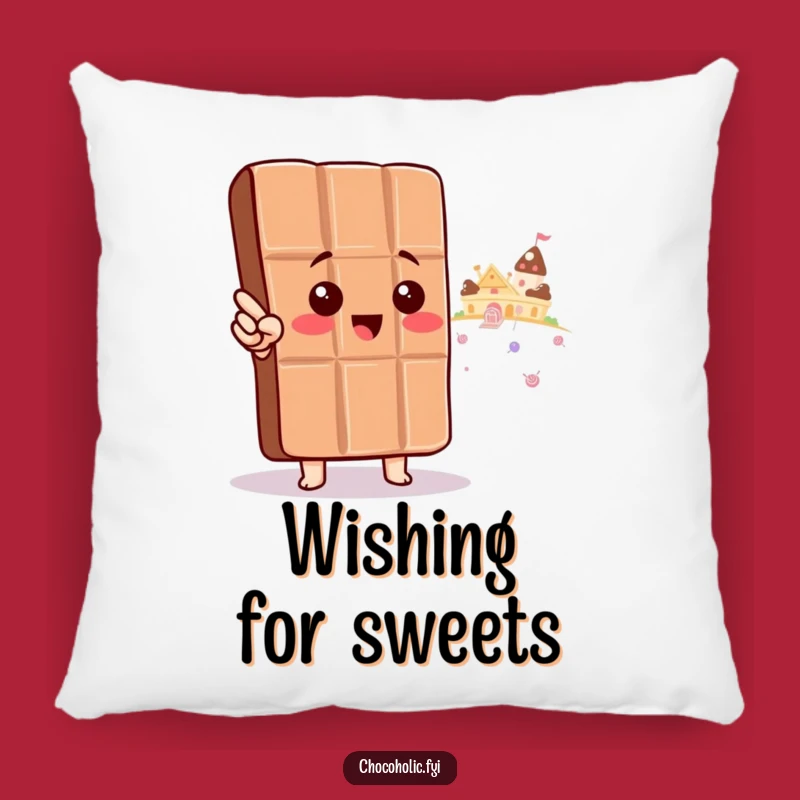 Soft Funny Kawaii Chocolate Candy Land Pillow: Cozy Dreams and Sweet Comfort, Perfect Funny Gift