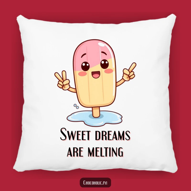 Funny Kawaii Popsicle Victory Pillow: Plush Comfort with a Cool, Celebratory Feel