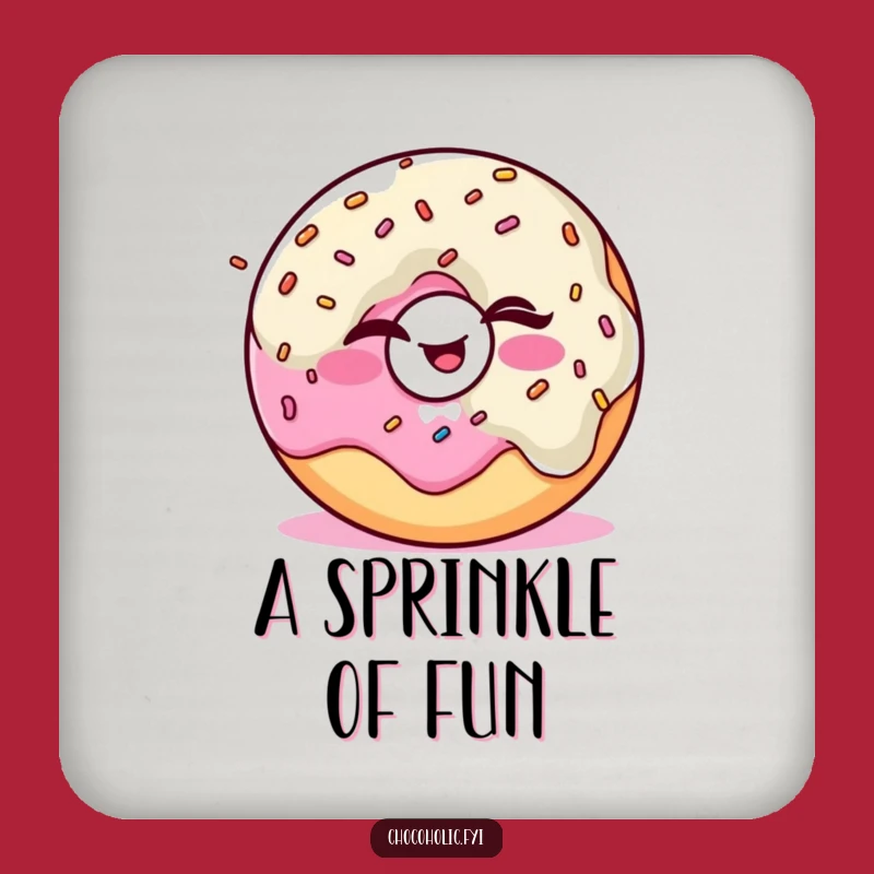 Funny Kawaii Donut Juggling Coasters: Protect Surfaces with Sweet, Playful Charm