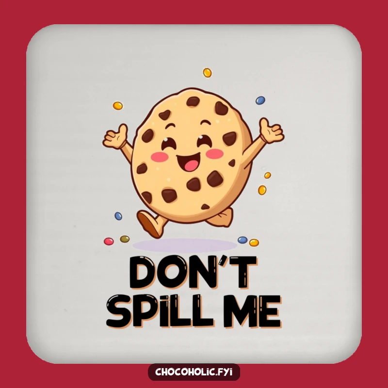 Funny Cookie Cartwheel Coasters: Protect Surfaces with Candy Character Charm!
