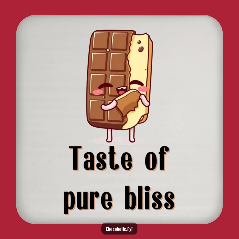 Funny Self-Love Chocolate Coaster: Savoring Protection, Gift