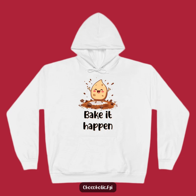 Cozy Funny Dancing Chip Hoodie - Baker's Sweet Comfort Wear