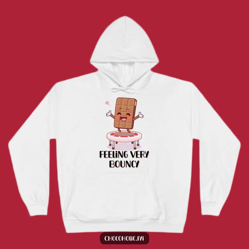 Cozy Funny Marshmallow Trampoline Hoodie - Warm Hugs & Laughter!