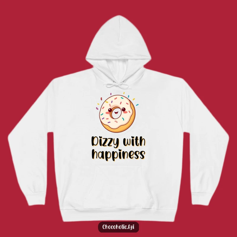 Funny Donut Spin Hoodie: Cozy Up with Sweetness - Great Gift!