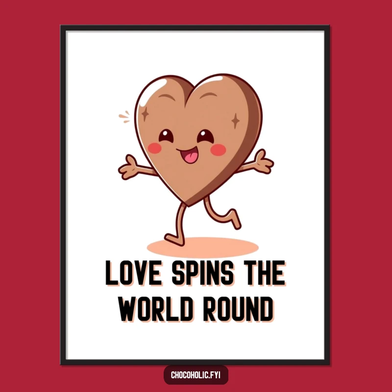 Free Printable Giddy Heart Art - Funny Downloadable Decor for Any Room