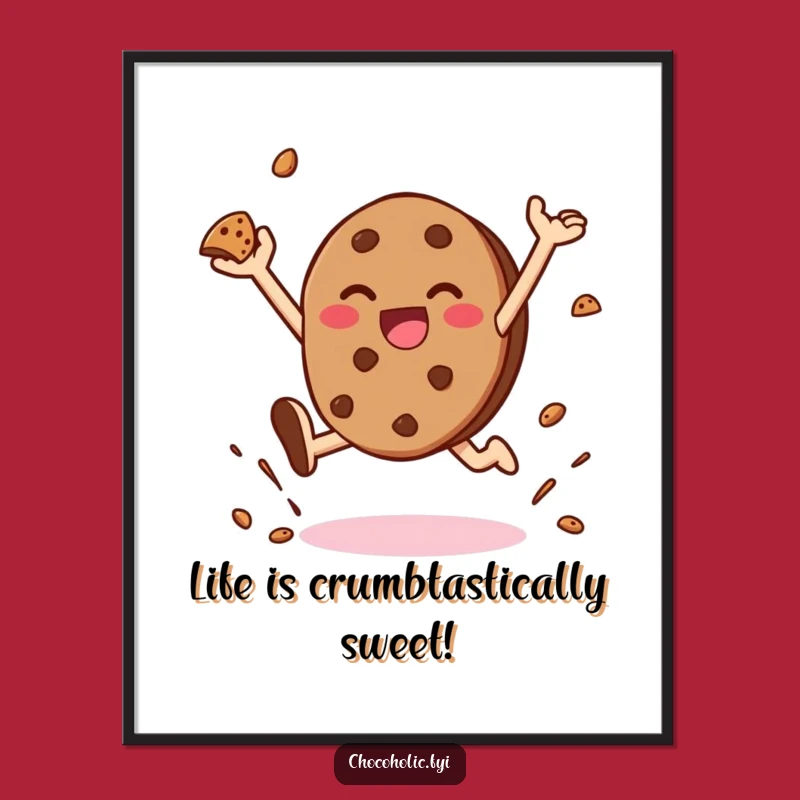 Free Printable Kawaii Cookie Art - Funny Downloadable Decor Piece