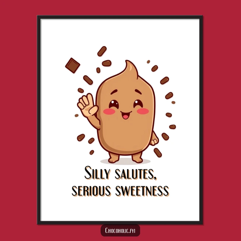 Funny Free Printable Wall Art: Cocoa Salute - Awesome Downloadable Decor!