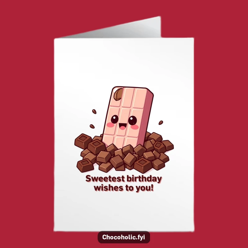 Free Printable Birthday Card: Cozy Chocolate Hug Downloadable Joy