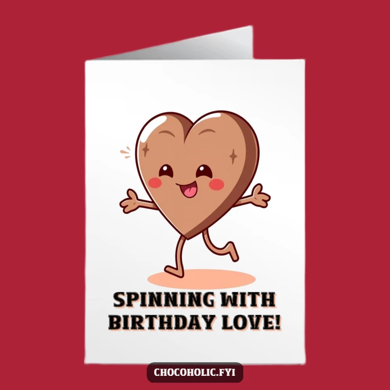 Free Printable Giddy Heart Birthday Card - Funny Downloadable Gift for Loved Ones