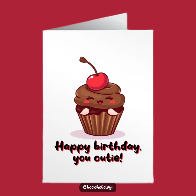Free Printable Birthday Card Printable: Playful Cupcake Fun Downloadable Gift