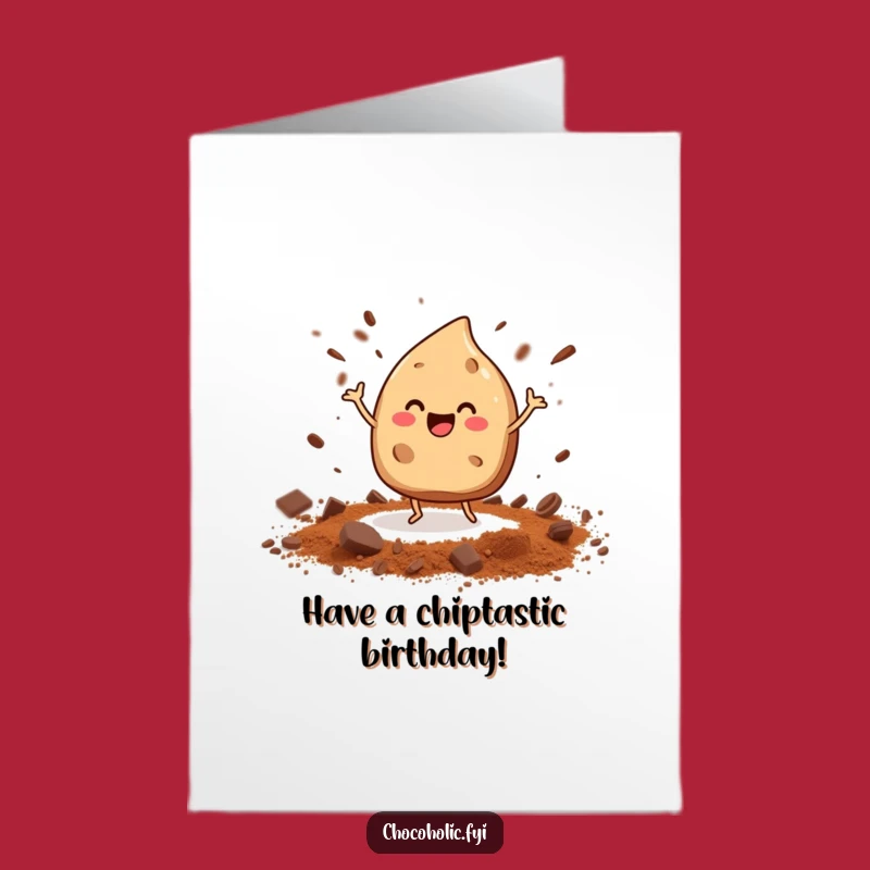 Free Printable Birthday Card: Dancing Chocolate Chip, Hilarious Downloadable Gift for Party Fun