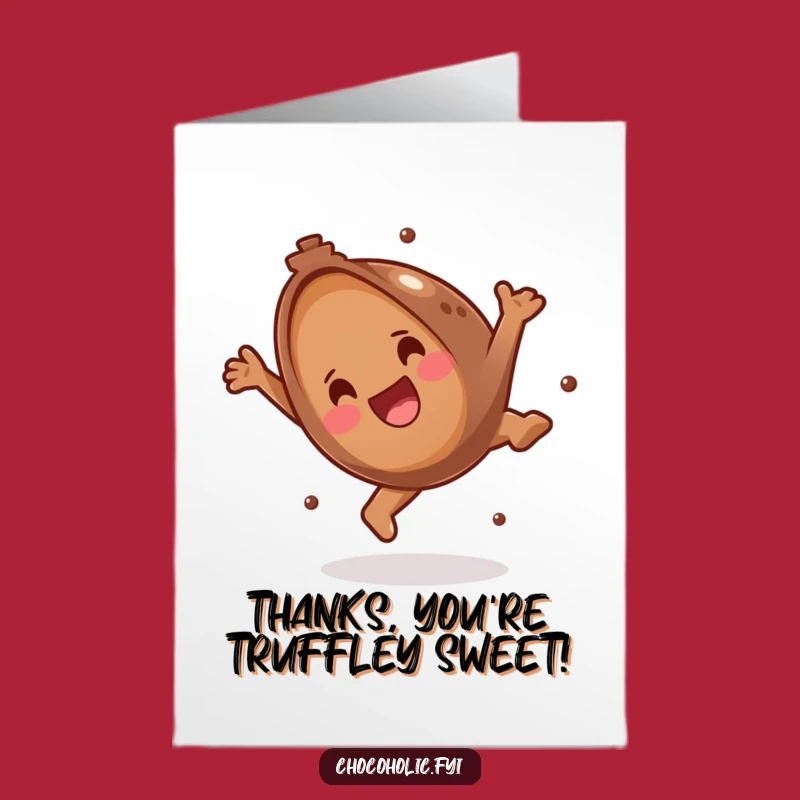 Free Printable Thank You Card Printable: Flipping Good Truffle Thanks Downloadable Gift