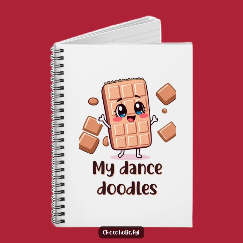 Funny Dancing Chocolate Bar Notebook - For Your Silliest Ideas