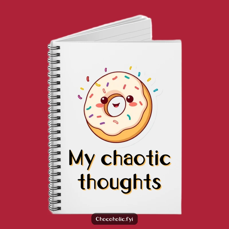 Funny Donut Spin Notebook: Jot Down Sweet Ideas - Perfect Gift!