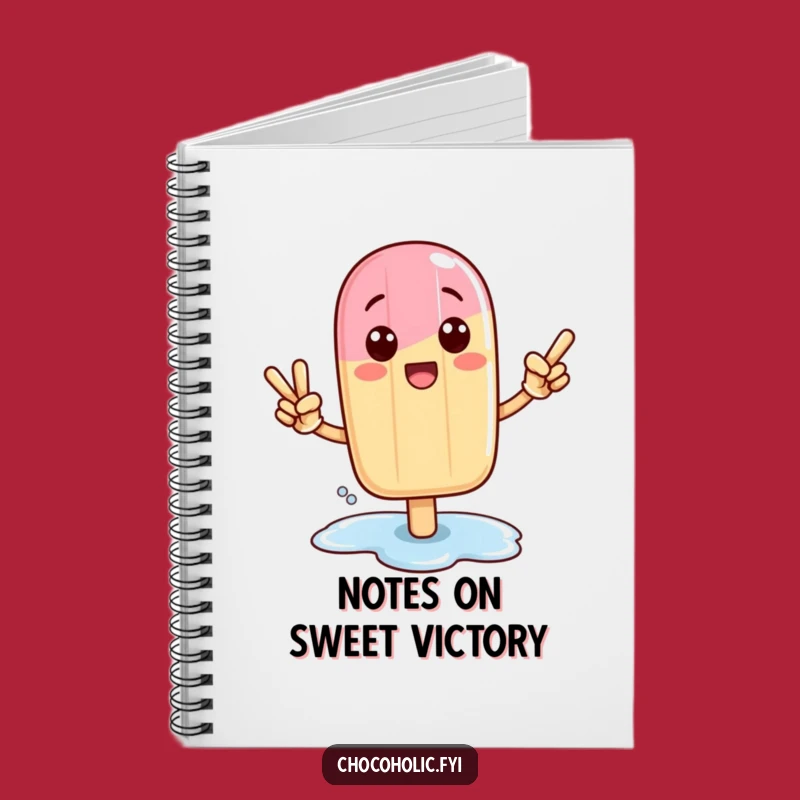 Funny Kawaii Popsicle Victory Notebook: Jot Down Wins with Cool Flair