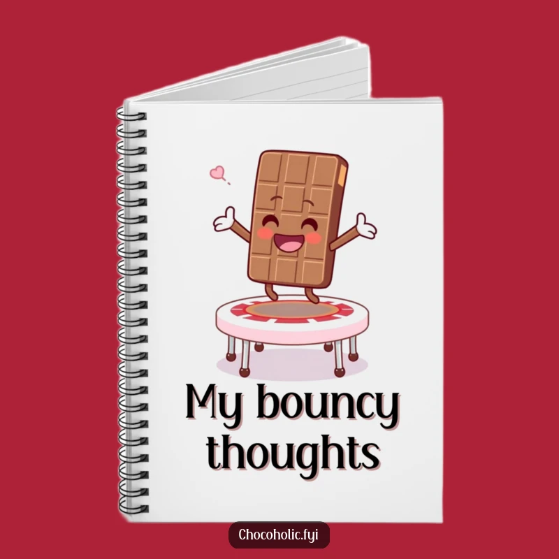 Funny Marshmallow Trampoline Notebook - Ideas That Bounce!