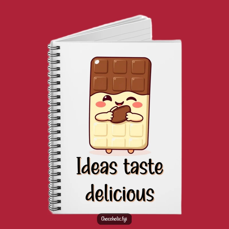 Funny Kawaii Chocolate Bar Notebook - Jot Down Sweet Ideas