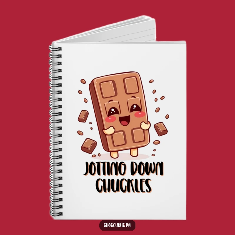 Funny Giggling Chocolate Bar Notebook: Jot Down Smiles - A Sprinkle Gift