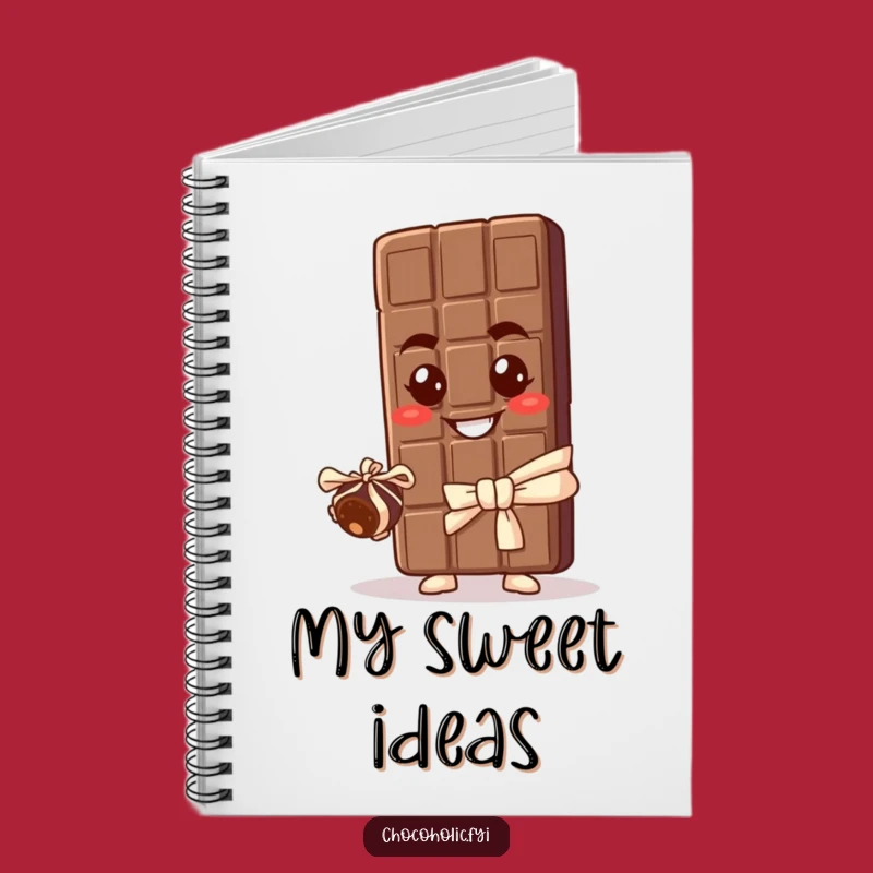 Funny Chocolate Truffle Notebook - Jot Down Ideas with Sweet Humor!