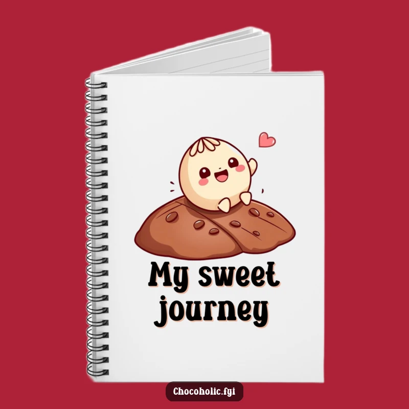 Funny Kawaii Truffle Notebook A Chocolatey Stationery Gift