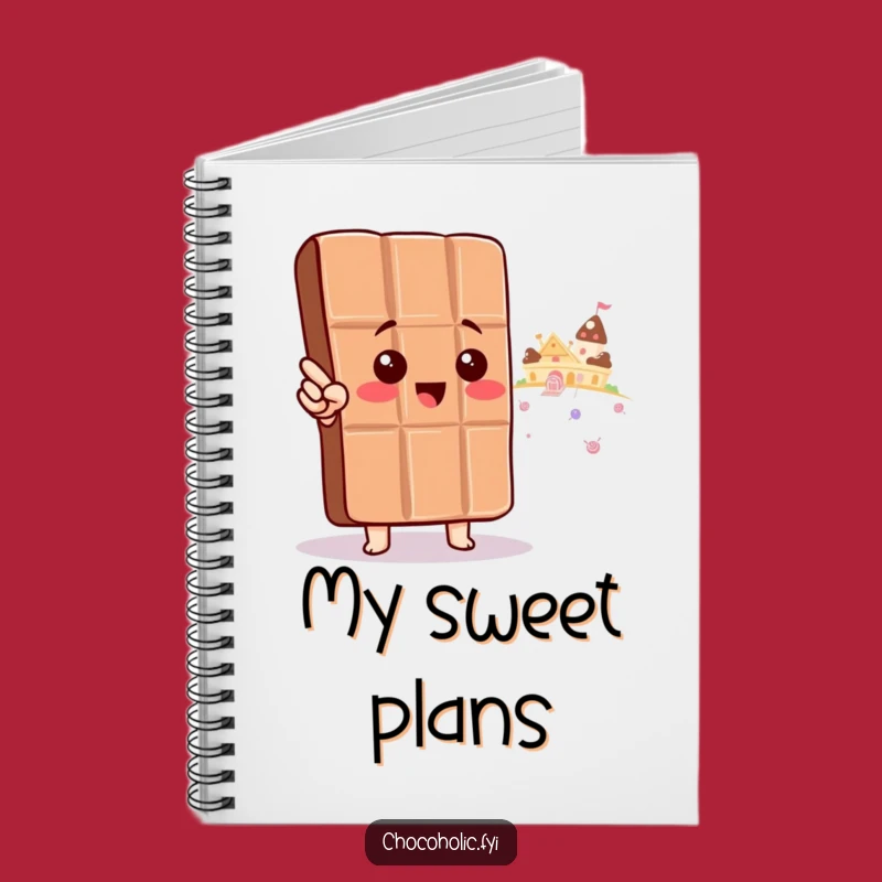 Funny Kawaii Chocolate Candy Land Notebook: Plan Your Sweet Adventures, Great Funny Gift