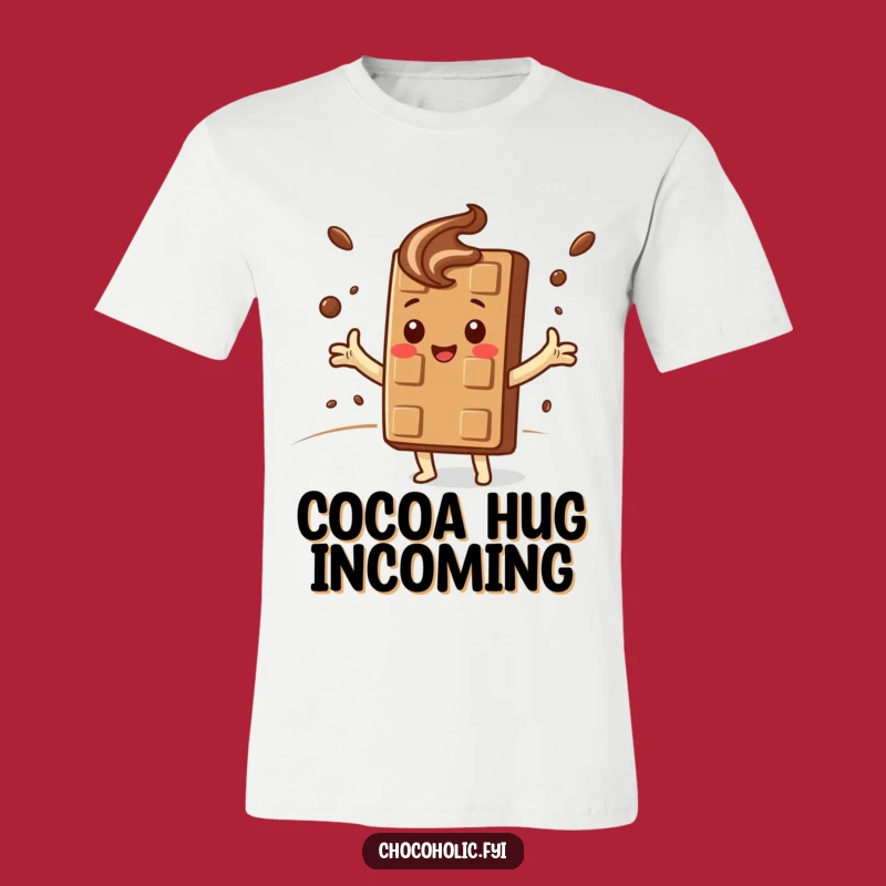 Funny Kawaii Chocolate Cloud Hug T-Shirt: Embrace the Sweetness, Hilarious Chocolate Lover Gift