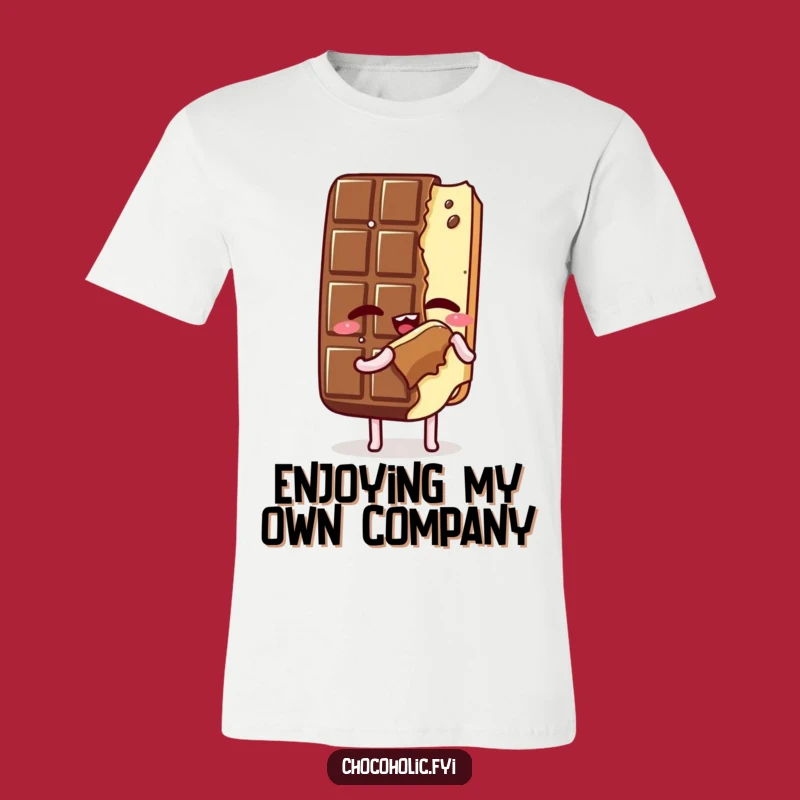 Funny Self-Love Chocolate T-Shirt: Savoring Bite Design