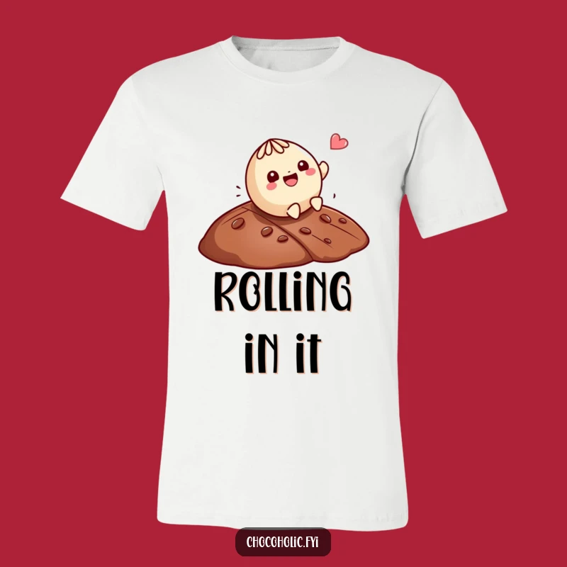 Funny Kawaii Truffle Rolling Tee A Chocolatey Gift Shirt