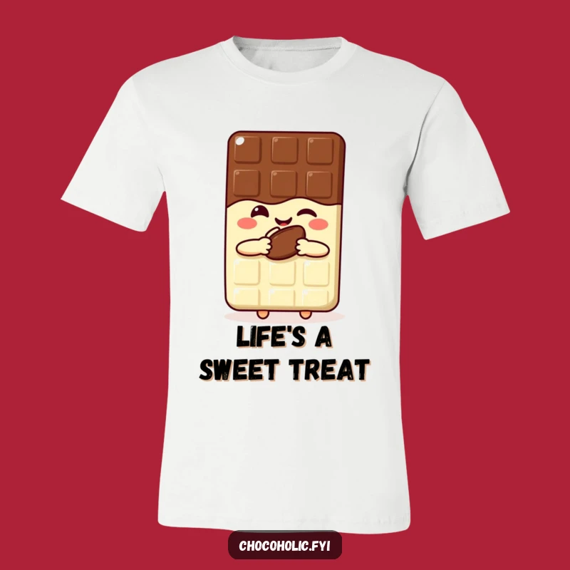 Funny Wink Chocolate Bar T-Shirt - Adorable Kawaii Style Tee