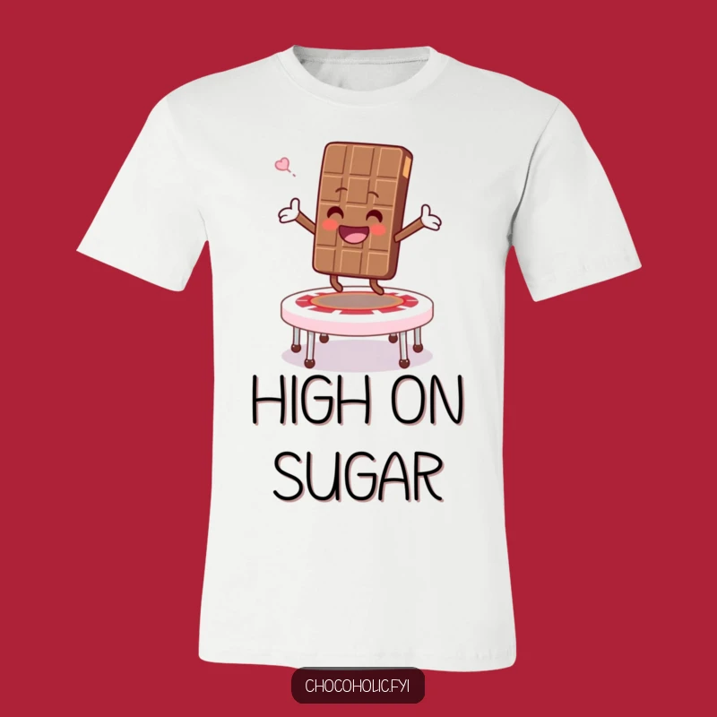 Funny Marshmallow Trampoline T-Shirt - Happiness Encapsulated!