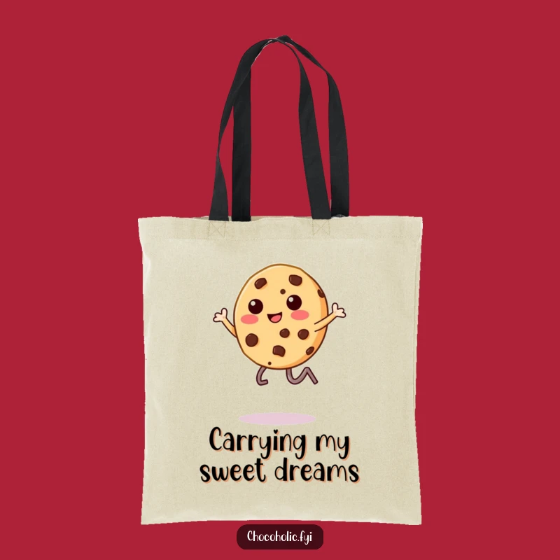 Funny Cookie Character Tote Bag: Carry Your Laughs - Perfect Gift!
