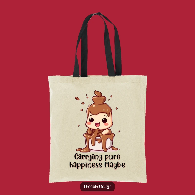 Funny Chocolate Fountain Tote Bag: Carry Your Joy with this Stylish Chocolate Accessory