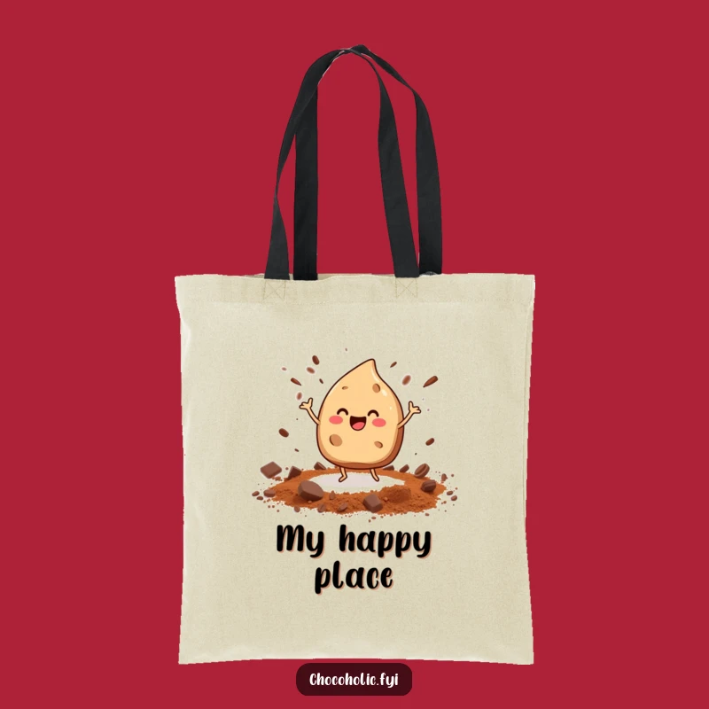 Funny Dancing Chocolate Chip Tote Bag - Bakery Shopping Essential