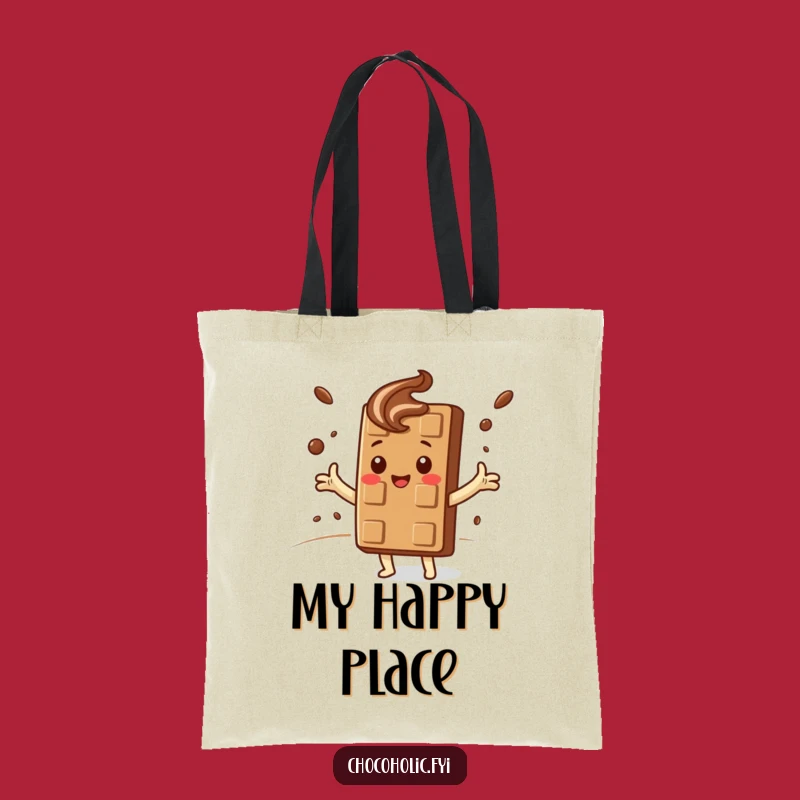Funny Kawaii Chocolate Cloud Hug Tote Bag: Carry Your Comfort, Ideal Funny Gift for Her