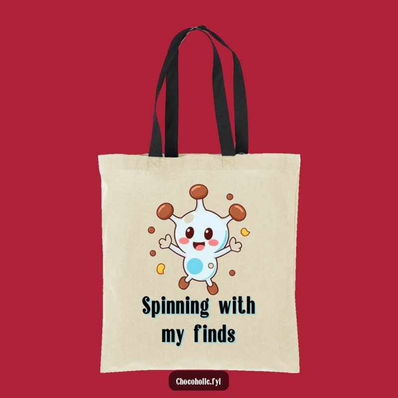 Funny Chocolate Molecule Tote Bag: Carry Your Delight with this Science Accessory